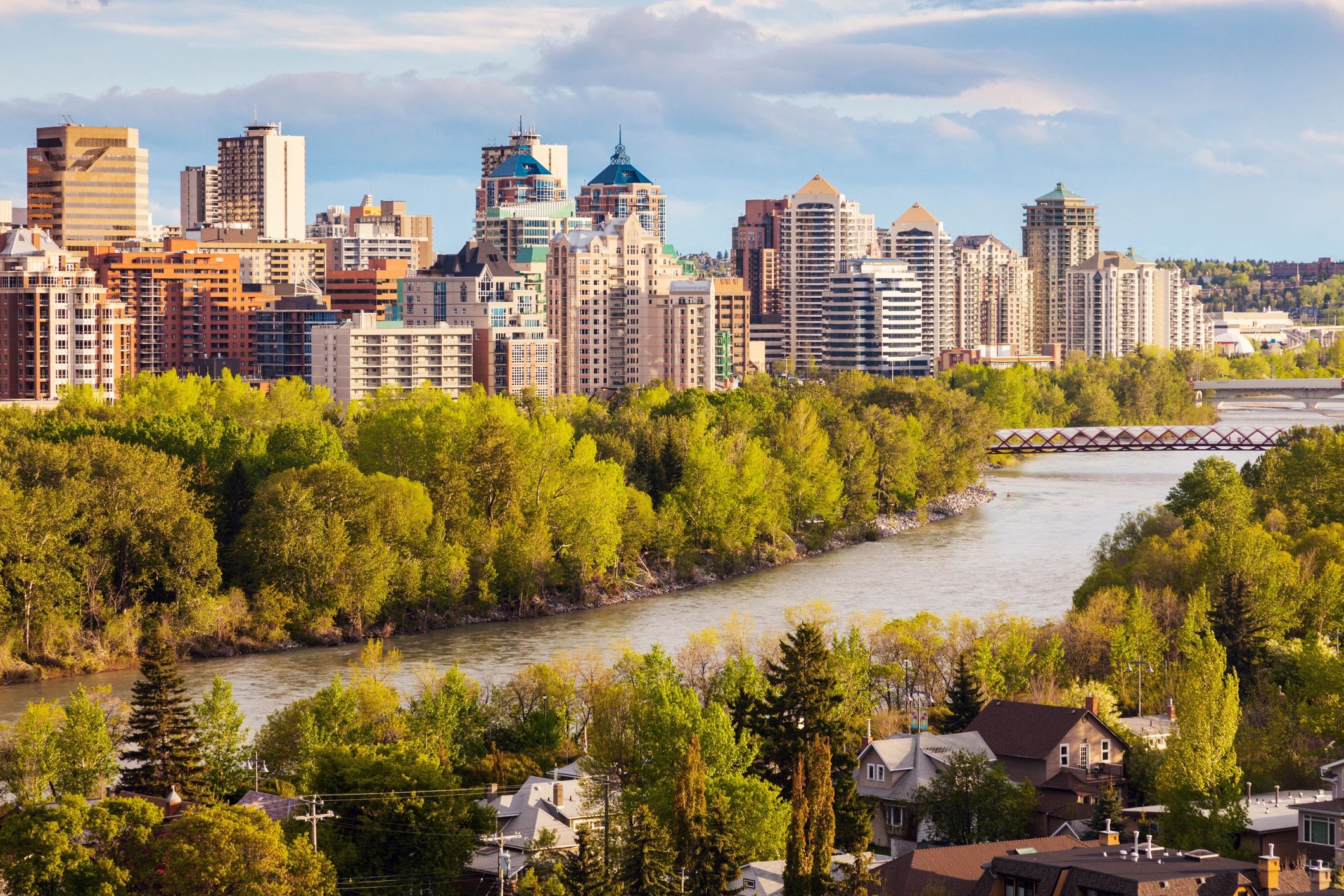 Calgary - panorama of the city.
